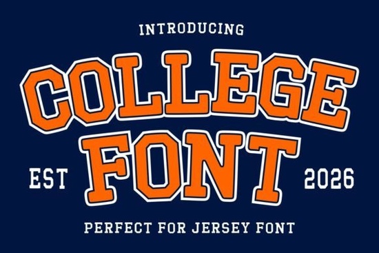 College Font